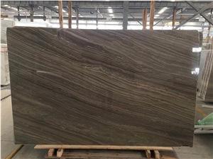 Coffee Wood Grain Marble New Polished Slab
