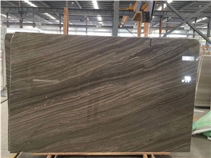 Coffee Wood Grain Marble New Polished Slab