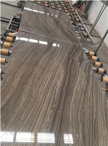 Coffee Wood Grain Marble New Polished Slab