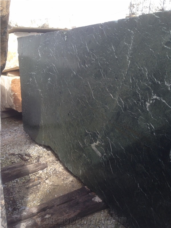 Verde Alpi,Green Alphi,Verde Dolomiti, S.Nicolaus, Green Marble Block