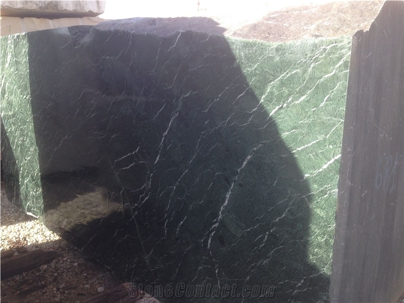 Verde Alpi,Green Alphi,Verde Dolomiti, S.Nicolaus, Green Marble Block