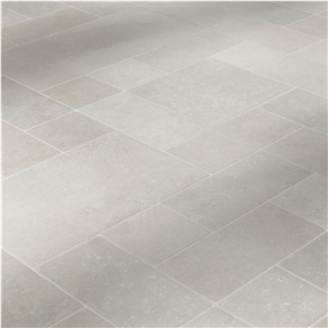 Beige Limestone Grooved Pattern Tile Floor Paving Panel,Cream Seashell Coral Stone Step Covering