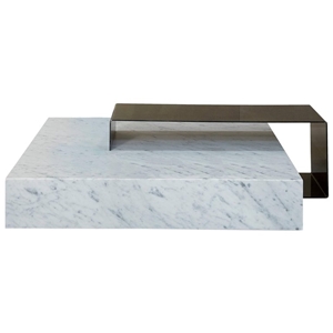 Carrara White Marble Interior Table,Modern Design Office Meeting Furniture Gofar