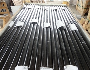 China Nero Marquina Marble Polished Stairs,Floor Covering Staircase Panel