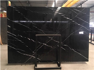 China Nero Marquina Marble Polished Stairs,Floor Covering Staircase Panel