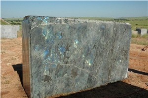 Labradorite Blue Granite Round Tabletop,Coffee Worktop Solid Surface