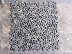 Bagus Natural Stone - Black Pebble Natural Stone Mosaic 30x30cm