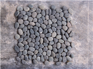 Bagus Natural Stone - Black Pebble Natural Stone Mosaic 30x30cm