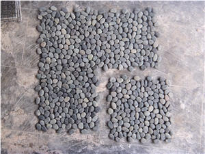Bagus Natural Stone - Black Pebble Natural Stone Mosaic 30x30cm