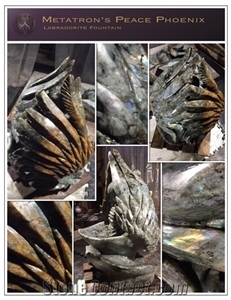 Metatron"S Peace Phoenix Fountain
