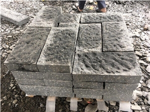Black Basalt Stone Split Palisade for Garden,Black Pillar