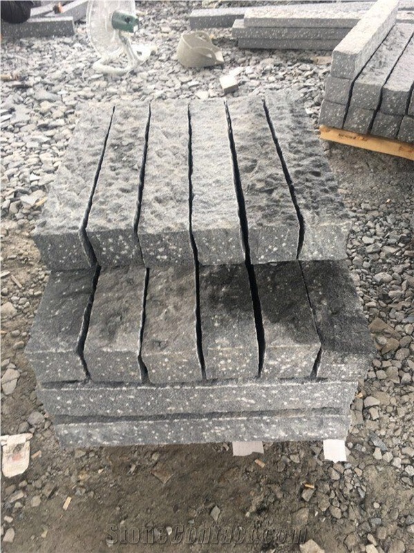 Black Basalt Stone Split Palisade for Garden,Black Pillar