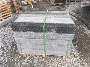 Black Basalt Stone Split Palisade for Garden,Black Pillar