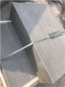 Flamed New G684 Black Pearl Basalt Tiles for Paving, Flooring Tiles