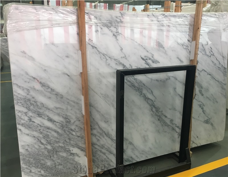 New Statuario White Marble,New Arabescato Corchia Slab,White Marble