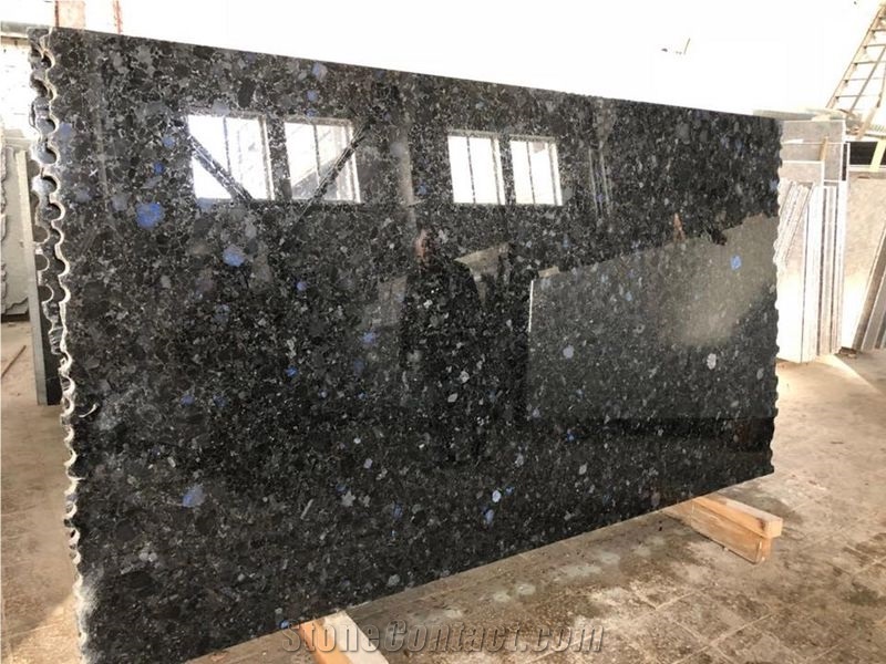 Volga Blue Granite, Polaris Blue, Labradorit Volga Blue Granite Slabs