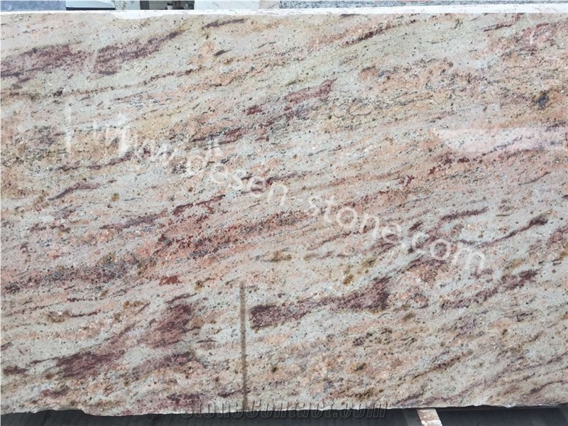 Shivakashi/Ivory Chiffon/Ivory Chiffon Gold Granite Stone Slabs&Tiles