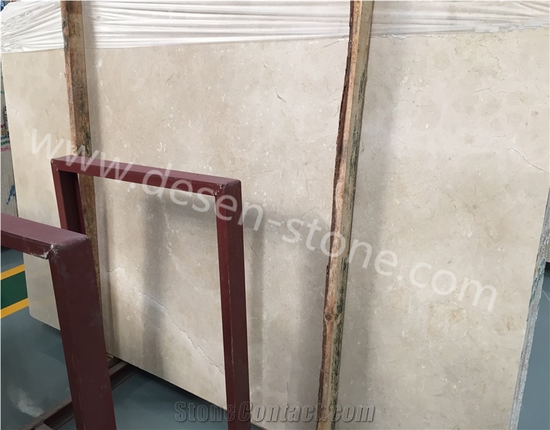 Spain Beige/Crema Marfil Classic Marble Stone Slabs&Tiles for Countertops