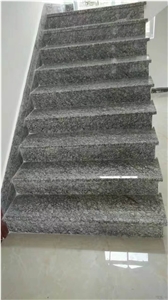 Polished Spray White Granite Stairs Steps G377 White Block Steps Polished Spray White Granite Stairs Steps G377 White Block Steps
