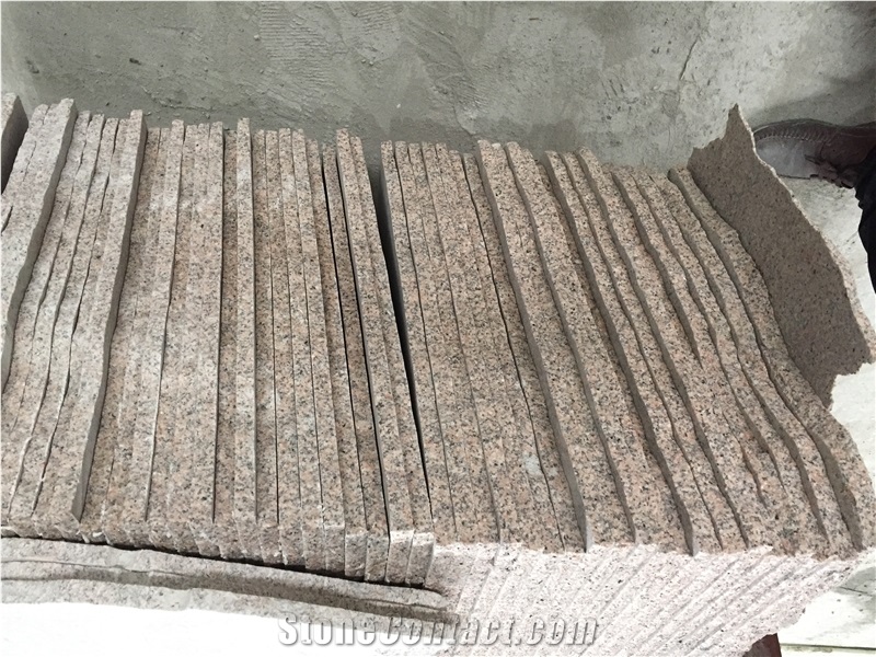 China New Granite Chaoyang Red Bush-Hammered Finished