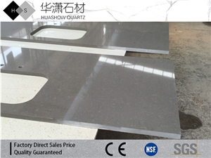 Grey Rose Veins Series Artifical Quartz Countertop Slabs&Tiles