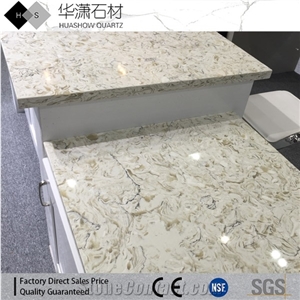 Hs504 Veins Quartz Stone Kitchen Countertop Island Top