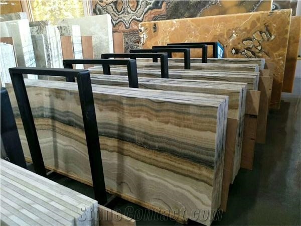River Onyx Slab&Tile Straight Veins