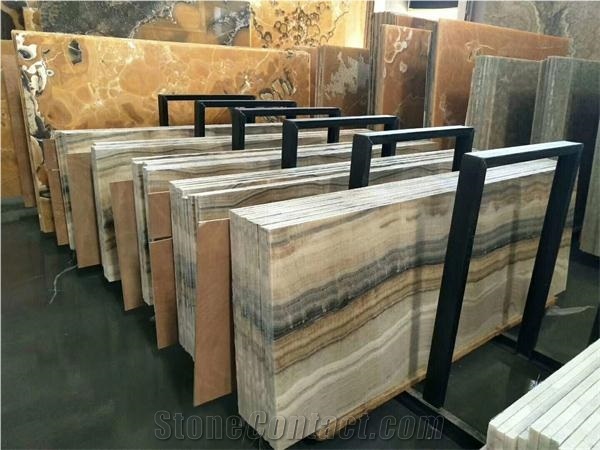 River Onyx Slab&Tile Straight Veins