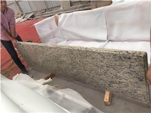 Santa Cecilia Dark Giallo Cecilia Granite Countertop
