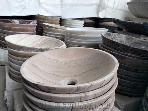 Yellow Sandstone Basin Top/Vessel Sinks Customize Order