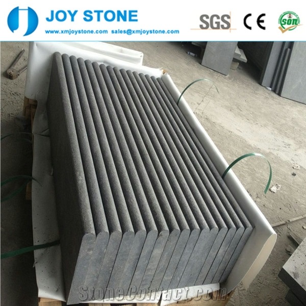 Absolute Black G684 Fuding Hei Basalt Garden Flamed Steps
