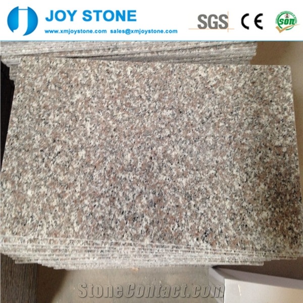 China Building Material Pink Apple Red G636 Polished Granite Wall Tile