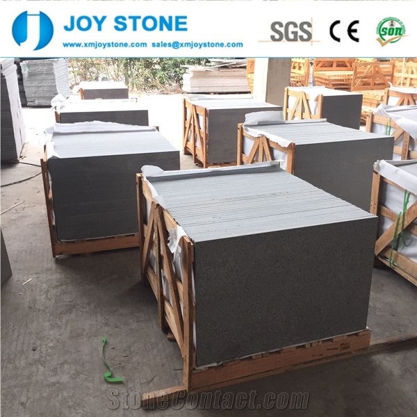 Chinese Cheap Custom Size Granite Tiles G654 Flamed Grey Granite Floor