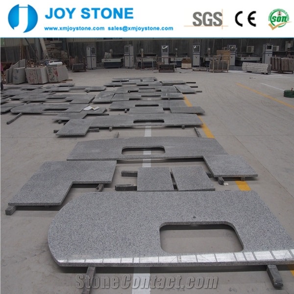G603 Granite Countertop Hubei Light Gray Polished Kitchen