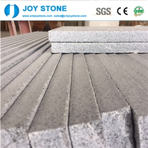 G654 Padang Dark Granite Tiles Polished Flamed Bushhammered