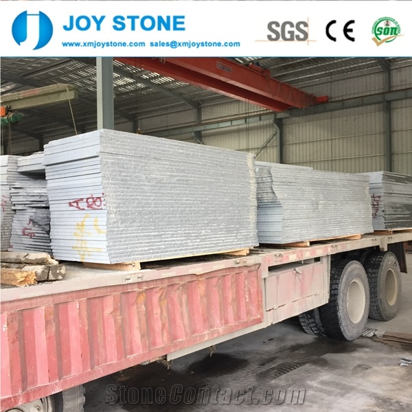 G654 Padang Dark Granite Tiles Polished Flamed Bushhammered