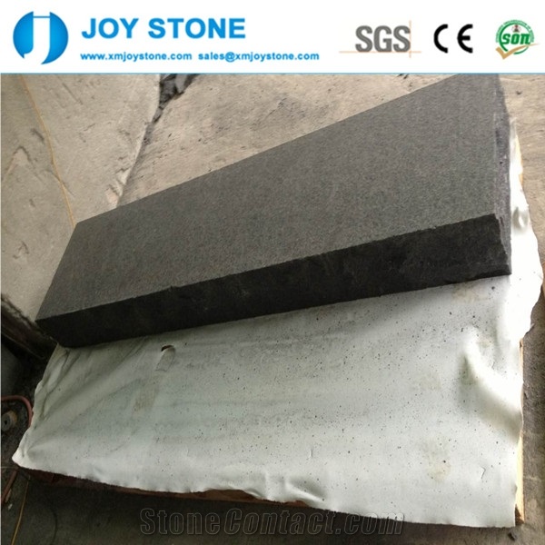High Quality Fujian Absolute Black Fuding Hei Flamed Outdoor Treads