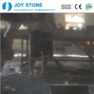 Polished Mongolia Black Basalt Paving Stone Interior Floor Tiles Slabs