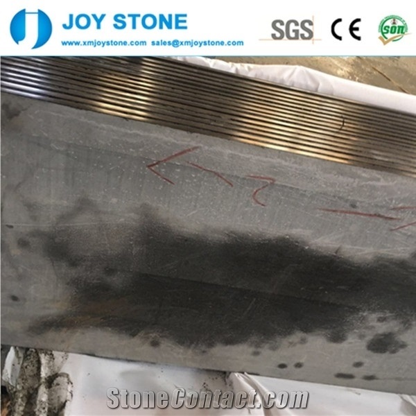 Polished Mongolia Black Basalt Paving Stone Interior Floor Tiles Slabs