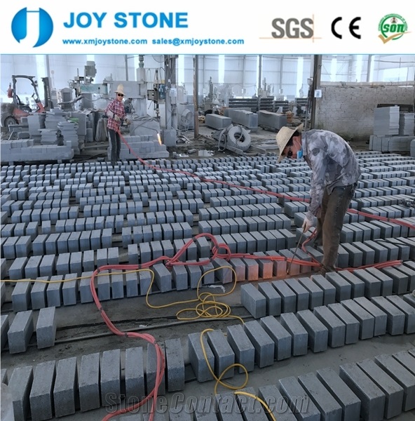 Popular G654 Black Color Granites Kerbstone Cubestone Cheap for Sale