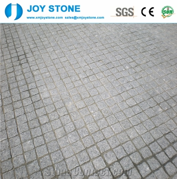 Popular G654 Black Color Granites Kerbstone Cubestone Cheap for Sale