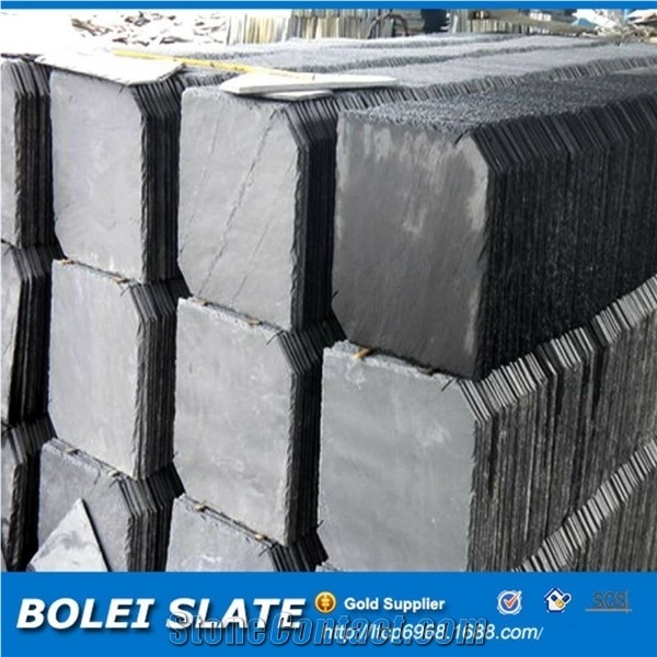 Roofing Slate, Roof Tiles, Xingzi Black Slate Roof Tiles