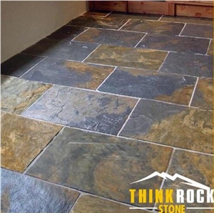 Artificial Rustic Slate Stacked Stone Wall Cladding Floor Tile