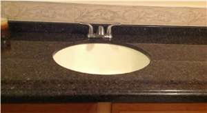 Cafe Imperial Brown Granite Bath Countertop