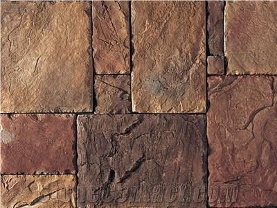 China Stacked Stone Cladding Sandy Slate