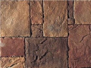 China Stacked Stone Cladding Sandy Slate