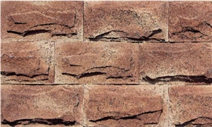 Concrete Brown Pink Faux Stone