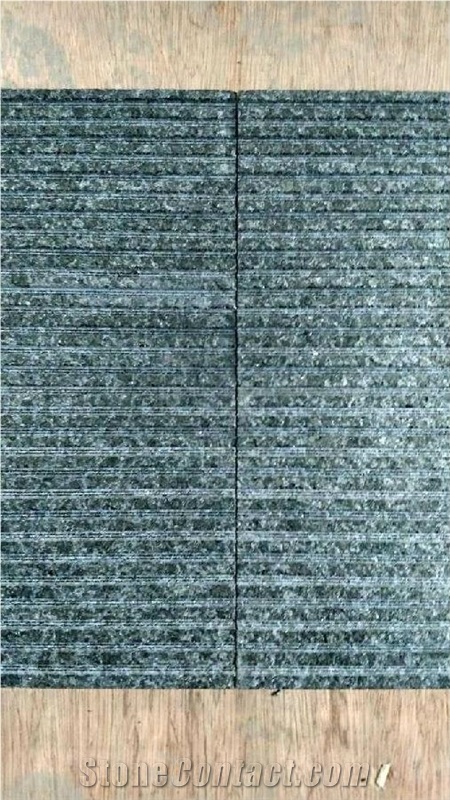 Dark Grey Granite Strip Blind Sidewalk Tactile Paver