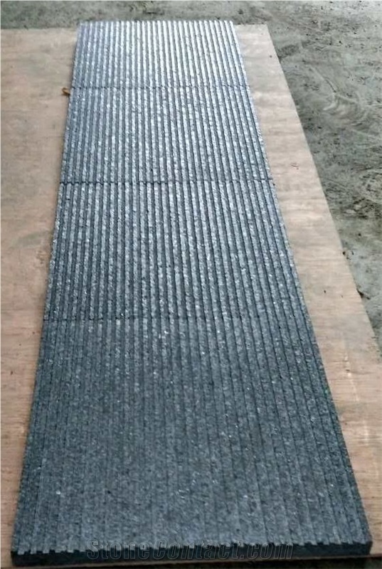 Dark Grey Granite Strip Blind Sidewalk Tactile Paver