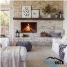 Faux Stone Siding Panel White Colour Bricks Veneer